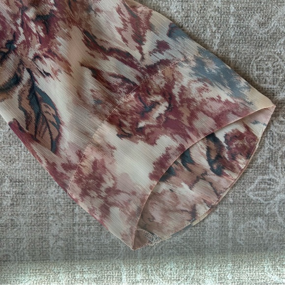 Printed caftan dress with attached slip - Picture 9 of 9